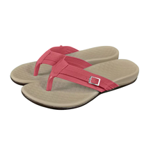 Cargar imagen en el visor de la galería, Sandalias ortopédicas con tiras ajustables -Rojo - Ozerty