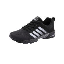Cargar imagen en el visor de la galería, Deportivas transpirables para hombre
 -Negro/EU38/US7/UK5Negro/EU39/US8/UK6Negro/EU40/US9/UK7Negro/EU41/US10/UK8Negro/EU42/US11/UK9Negro/EU43/US12/UK10Negro/EU44/US13/UK11Negro/EU45/US14/UK12Negro/EU46/US15/UK13Negro/EU47/US16/UK14Negro/EU48/US17/UK15 - Ozerty