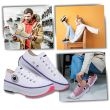 Cargar imagen en el visor de la galería, Sneakers de tela antideslizantes y con plataforma
 - Ozerty