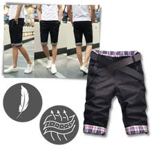 Cargar imagen en el visor de la galería, Pantalones cortos estilo cargo elegante para hombre
 - Ozerty