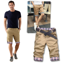 Cargar imagen en el visor de la galería, Pantalones cortos estilo cargo elegante para hombre
 - Ozerty
