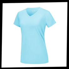 Cargar imagen en el visor de la galería, Camiseta de refrigeración instantánea para mujer con cuello de pico
 - Ozerty