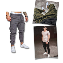 Cargar imagen en el visor de la galería, Pantalones cargo Slim Fit para hombre
 - Ozerty