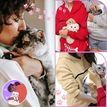 Cargar imagen en el visor de la galería, Sudadera con compartimento porta mascotas - Ozerty