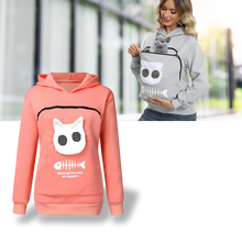 Cargar imagen en el visor de la galería, Sudadera con compartimento porta mascotas - Ozerty