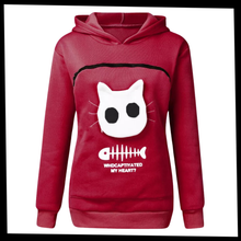 Cargar imagen en el visor de la galería, Sudadera con compartimento porta mascotas - Ozerty