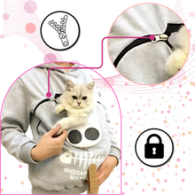 Cargar imagen en el visor de la galería, Sudadera con compartimento porta mascotas - Ozerty