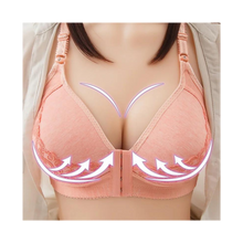 Cargar imagen en el visor de la galería, Sujetador push up sin aros para tallas grandes
 -Encaje rosa - Ozerty