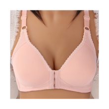 Cargar imagen en el visor de la galería, Sujetador push up sin aros para tallas grandes
 -Rosa claro tacto suave - Ozerty